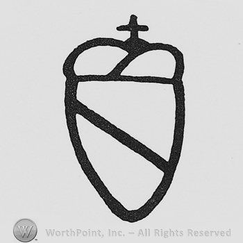 A crown above a shield