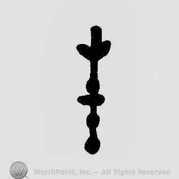 A sign that resimbles the shape of a scepter