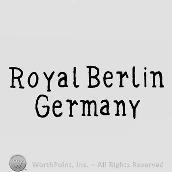 The text Royal Berlin Germany