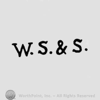 Letters W.S. & S. in uppercase.