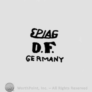 The text Epiag D F Germany in uppercase letters