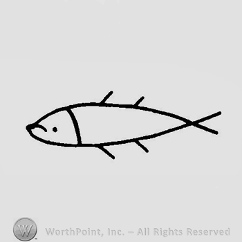 Simple outline of a fish