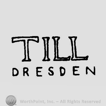 The text Till Dresden