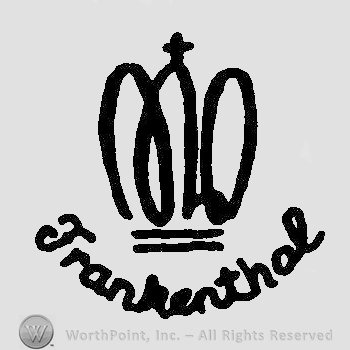 A stylised crown above the word Frankenthal