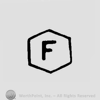 A hexagon with an uppercase F inside