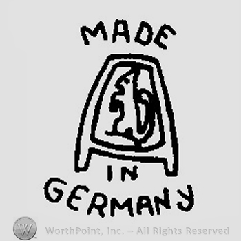 A squirrel inside an uppercase A and the text Made in Germany around it
