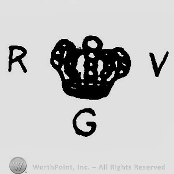 A crown and the initials R V G
