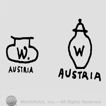 A pot with a W on it above the word Austria