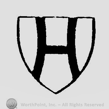 A shield with an uppercase H inside
