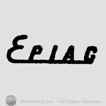 The word Epiag with all yhe letters linked with a lower line
