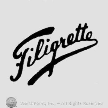 The word Filigrette handwritten like a signature
