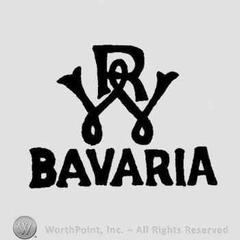 The initials R W interlocking above the word Bavaria in uppercase letters