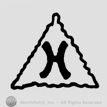 Letter H inside a triangle.