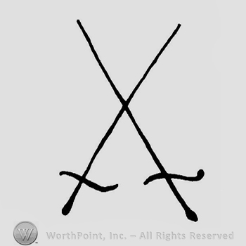 Two crossed swords