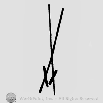 Two crossed swords