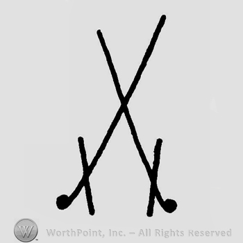 Two crossed swords