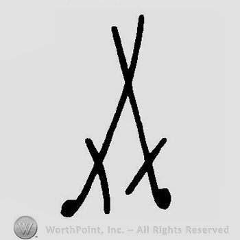 Two crossed swords
