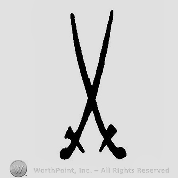 Two crossed swords