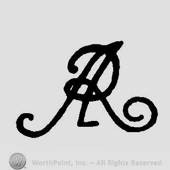 Letters AR handwritten and entwined.