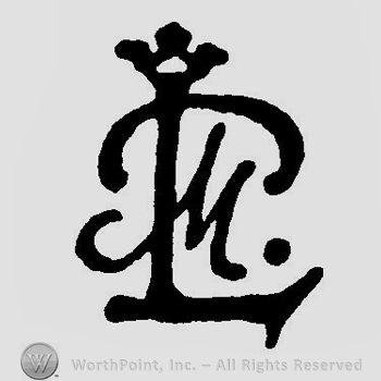 The letters L M P combined with a crown above