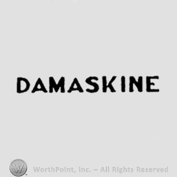 The word Damaskine in uppercase letters
