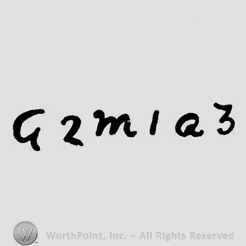 The text G2miA3 handwritten.