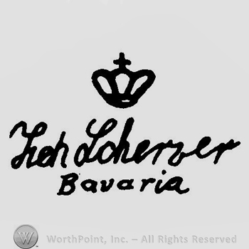 A crown above the text Zeh, Scherzer Bavaria handwritten