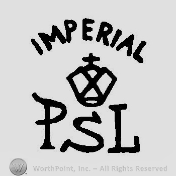 A crown surrounded by the text Imperial P S L