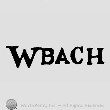 The word Wbach in uppercase letters