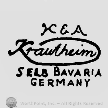 The text K & A Krautheim Selb Bavaria