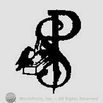 A bird and the initials S P overlapping