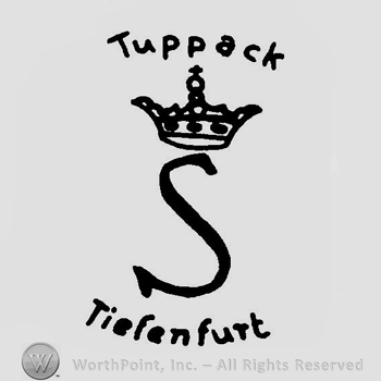A crown and the text Tuppack S Tielenfurt