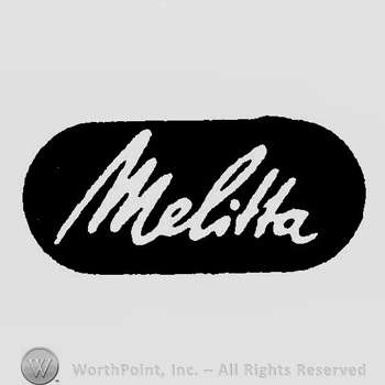 The word Mellita handwritten inside an oval