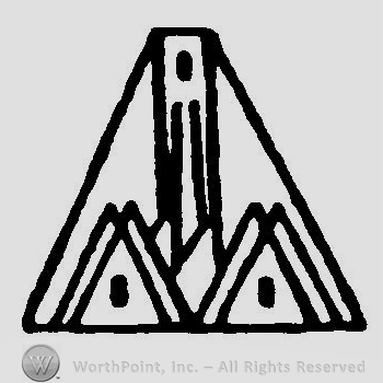 A triangle with a stylised castle inside