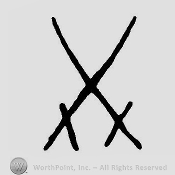 Two crossed swords