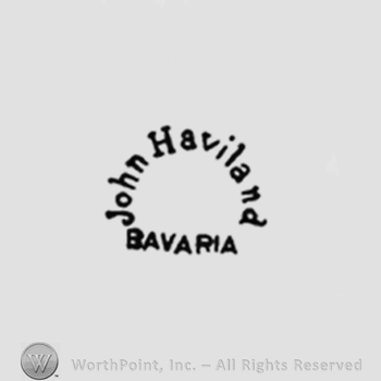 The text John Haviland Bavaria written in a half circle shape