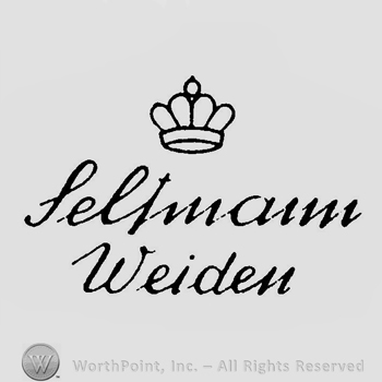 A crown above the text Seltmann Weiden