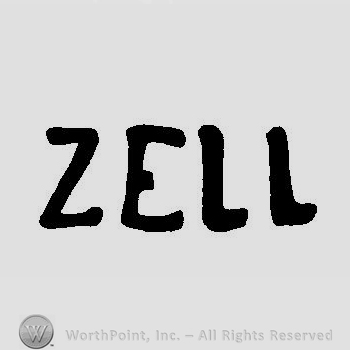 The word Zell in uppercase letter