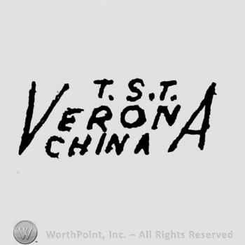 capital letters T.S.T. up VERONA middle CHINA down