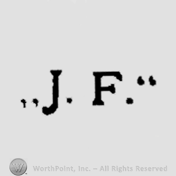 Letters j and F between quotation marks.