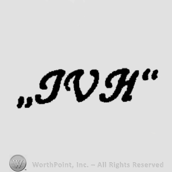 Letters J, V and H between quotation marks.
