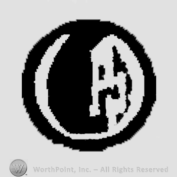 Letter O enclosing letter A; all over a black circle.