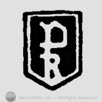 Monogram of letters P and R.