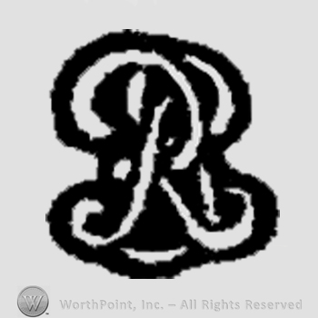 Monogram of letters R and B.