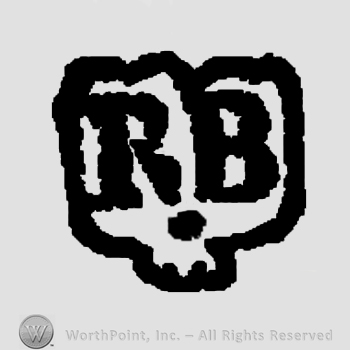 Letters R and B inside of a frame.