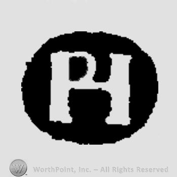 Monogram of letters P and H.