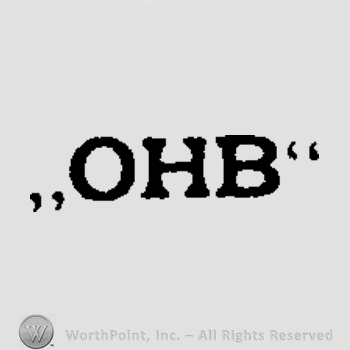 Letters o, H and B between quotation marks.