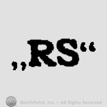 Letters R and S between quotation marks.