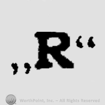 Letter R between quotation marks.