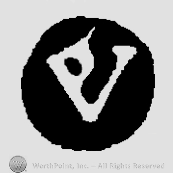 Monogram of letters P and V.